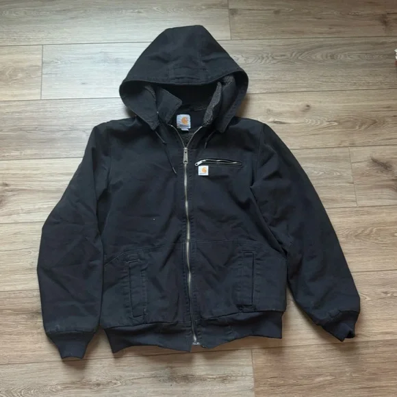 🔥RARE Carhartt Wildwood Jacket Size Large Sherpa Lined - Picture 1 of 8